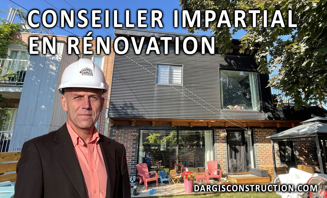 conseiller expert-conseil impartial en construction et rénovation Daniel Dargis ingénieur