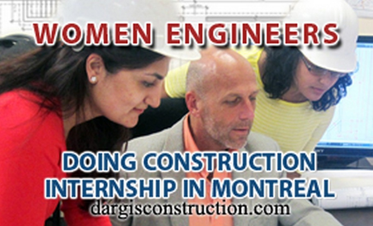 Immigrant women engineers construction internships Montreal Quebec