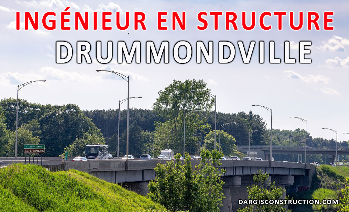 ingenieur en structure à Drummondville (fissure fondation, charpente, pont, etc.)