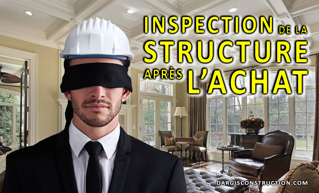 Inspection de la structure et de vice caché après l'achat d'une maison, d'un condo, appartement, bâtiment par un ingénieur à Montréal, Laval, Drummondville, Trois-Rivières, Québec