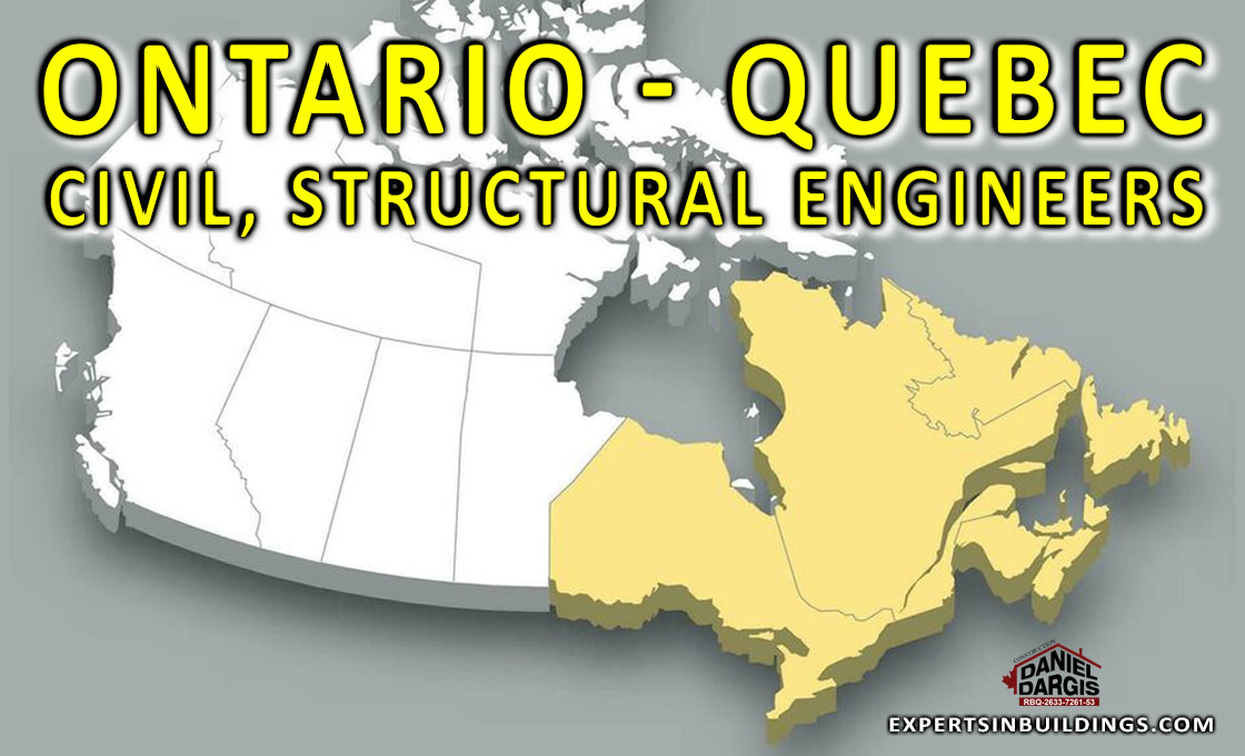 Ontario and Quebec civil and structural engineers available all across Canada and international